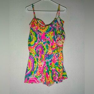 Lilly Pulitzer size small multicolored spaghetti strap romper